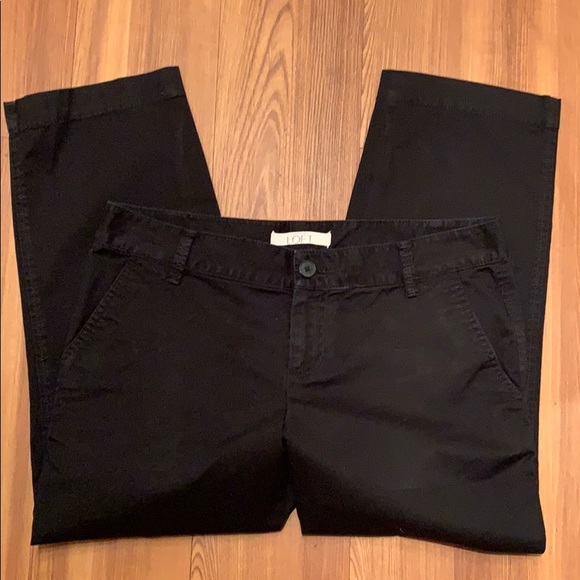 LOFT Black Cropped Pants - Picture 2 of 5